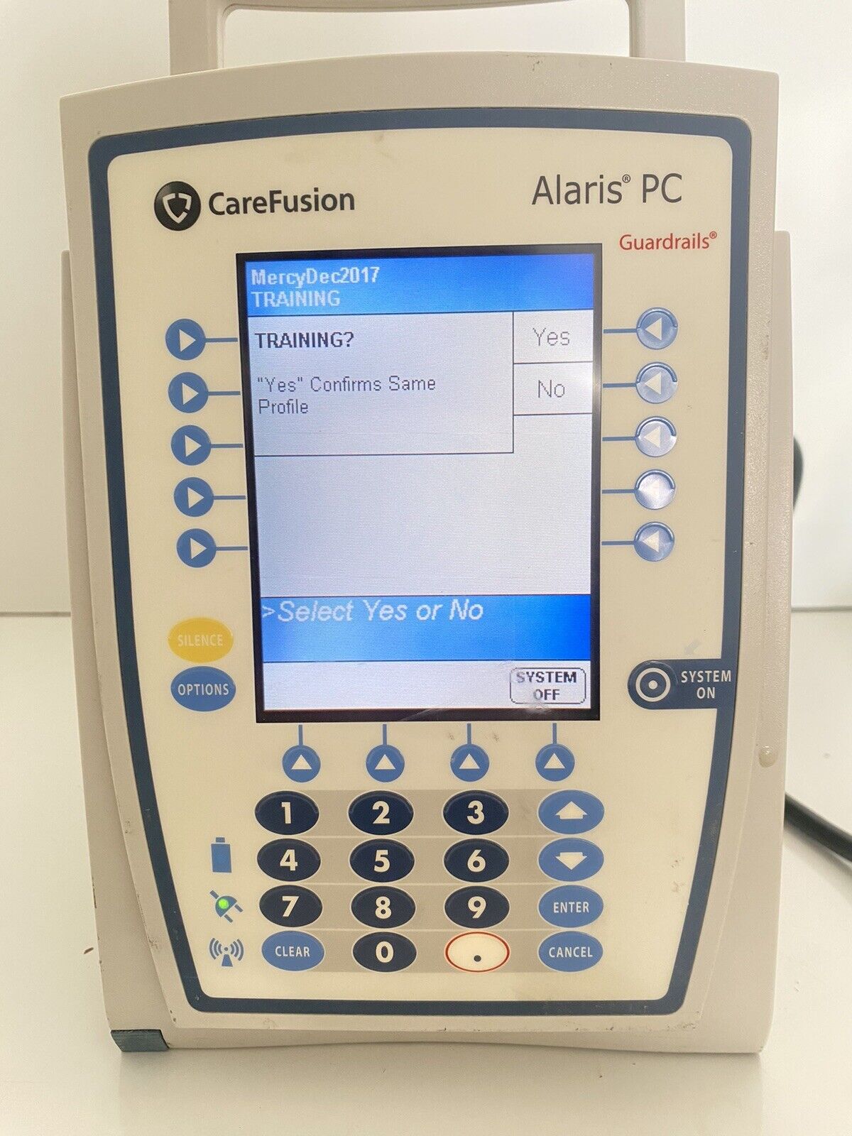 Alaris PC 8015 Care Fusion Guardrails controller module System